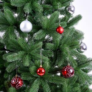 Umělý vánoční stromek 140 cm vstřikované jehličí, Casaria