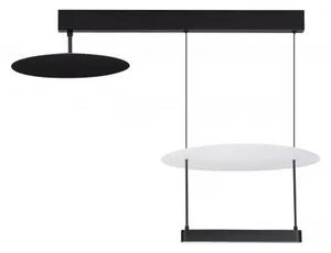 LED stmívatelné černo-bílé designové stropní svítidlo Diona 8 – Černá