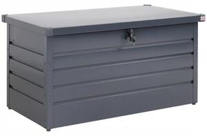 Kovový úložný box METALBOX, 385L, 120×62×63 cm, antracitová Gardebruk