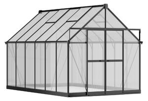 Skleník 240 x 244 x 371 cm, zesílená konstrukce, polykarbonát 6 mm