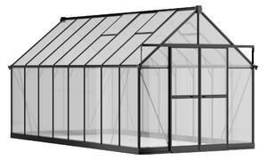 Skleník 240 x 244 x 488 cm, zesílená konstrukce, polykarbonát 6 mm