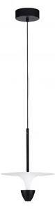LED černo-bílé designový lustr Luet 180 – 26 x 15 cm