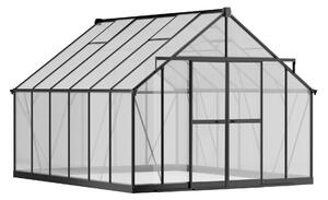 Skleník 245 x 305 x 370 cm, zesílená konstrukce, polykarbonát 6 mm