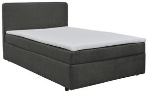 KONTINENTÁLNÍ POSTEL, 120/200 cm, textil, antracitová MID.YOU, Online Only