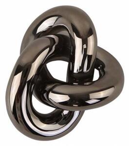 COOEE Design Těžítko Knot Dark Silver - Small CED296