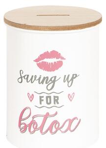 Vtipná pokladnička Saving Up For Botox – 10x13 cm