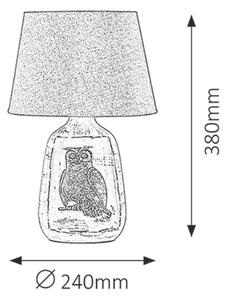 Rabalux stolní lampa Dora E27 1x MAX 40W bílá 4373