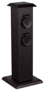 Ecolite Zahradní sloupek 4x zásuvka s krytem, IP44 XSMM-204F