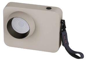 LED stmívatelná béžová stolní lampa Kedros