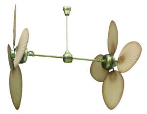 ACA Lighting stropní ventilátor dvojitý 4TS52HAB