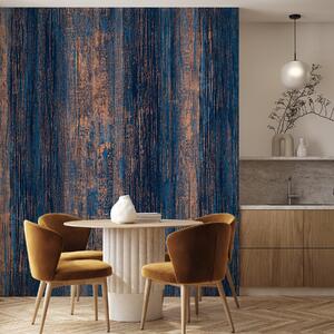 Fototapety Hnědá a modrá stará zeď, Fototapety textury, Fototapety dřevo, u59478d1 : uwalls.cz