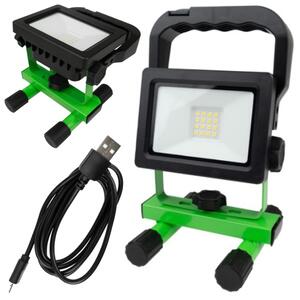 ECOLIGHT Přenosný LED reflektor 10W s baterií