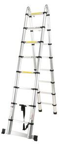 Teleskopický žebřík, 2 x 2,5 m, L