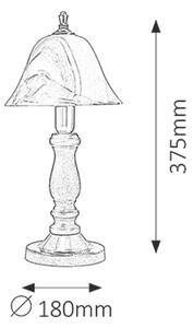 Rabalux Rustic 3 stolní lampa max. 1x40W, E14, IP20, bronz