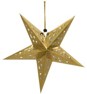 Star Lantern, papírová hvězda 75cm, zlatá