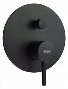REA - Vanová baterie podomítková Lungo Black černá REA-P6300