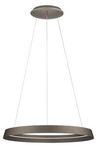 LED stmívatelný champaign hnědý moderní lustr Ormi