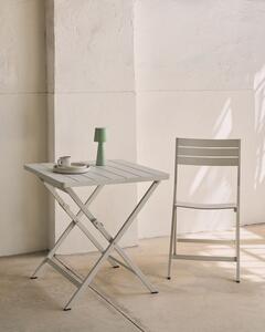 Zahradní skládací stolek retta 70 x 70 cm bílý