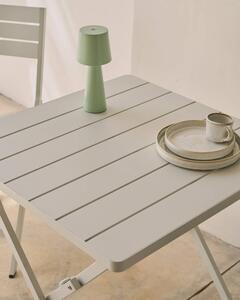 Zahradní skládací stolek retta 70 x 70 cm bílý
