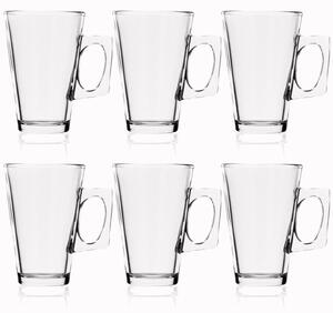 Sklenice na latte 255 ml 6ks SPRINGOS KI0183 čiré