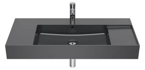 Nábytkové umyvadlo Roca Inspira 100x49 cm Onix mat otvor pro baterii uprostřed A32752A640