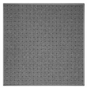 Vopi koberce Kusový koberec Udinese šedý čtverec - 100x100 cm