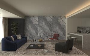 PVC Obkladový panel - Grey Marble, 2600x1220x3 mm