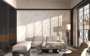 PVC Obkladový panel - Marble Calacatta, 2600x1220x3 mm