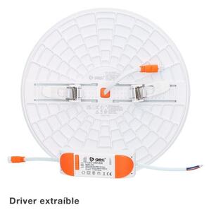 Vestavný LED panel 36W 3780lm, variabilní montážní otvor 75-205mm, CCT, kruh 22,5cm 3 roky