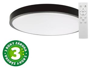 Prémiové LED stropní svítidlo Andra 34cm 24W 1875lm CCT, černý rám, dálkové ovl., 3 roky