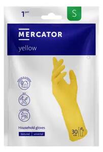Latexové úklidové rukavice Mercator Yellow 2ks Velikost: L