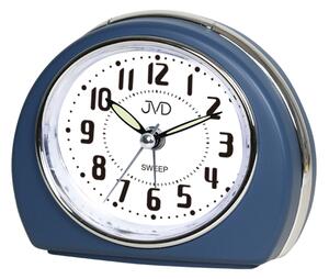 JVD Modrý netikající tichý budík JVD SRP9501.1