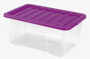 Plastový úložný box s víkem HEIDRUN Quasar 50l