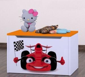 Box na hračky Happy - formule Barva: oranžová