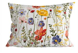 Povlak na polštář z mikrovlákna WILDFLOWERS 70x90 cm, barevný