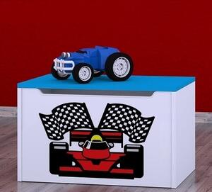 Box na hračky Happy - ferrari Barva: buk