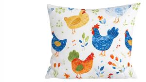 Povlak na polštář z mikrovlákna HENRIETTA 45x45 cm, barevný