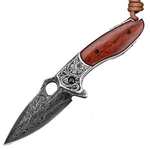 KnifeBoss damaškový zavírací nůž Viper Rosewood VG-10
