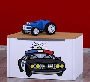 Box na hračky Happy - policie Barva: buk