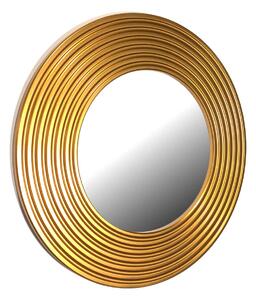 Amadeus Kulaté zrcadlo EVA 50cm Zlatá barva černá patina