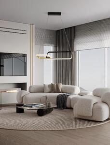 LED stmívatelné černo-zlaté moderní svítidlo Imar