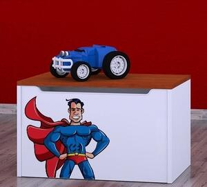 Box na hračky Happy - superman Barva: buk