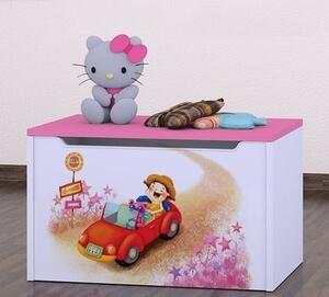 Box na hračky Happy - zpívající auto Barva: kalvados