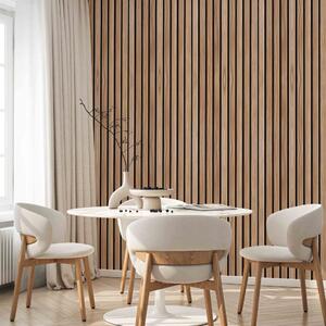 Tapeta Slats - Modernity in Decorative Wooden Planks