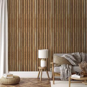 Tapeta Slats - Elegance and Style in Decorative Wooden Planks
