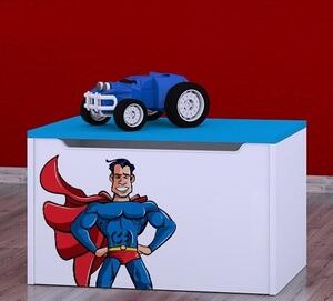 Box na hračky Happy - superman Barva: buk