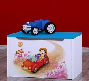 Box na hračky Happy - zpívající auto Barva: kalvados