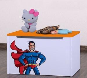Box na hračky Happy - superman Barva: buk