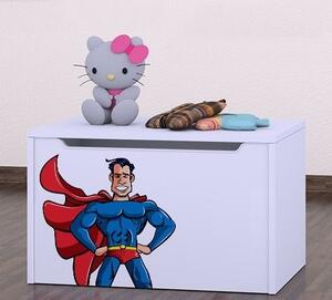 Box na hračky Happy - superman Barva: buk
