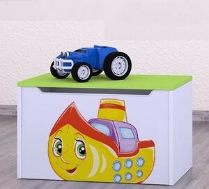 Box na hračky Happy - loď Barva: růžová
